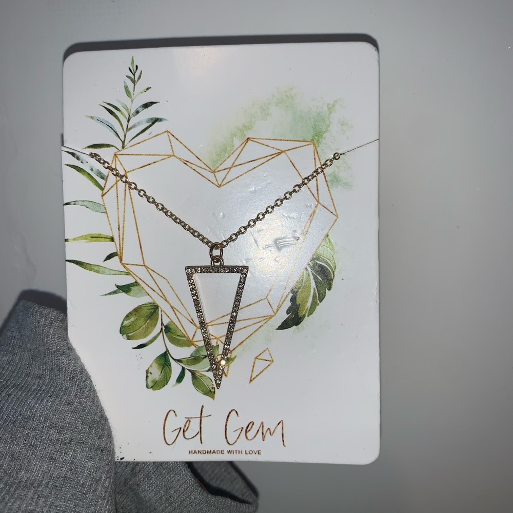 triangle necklace